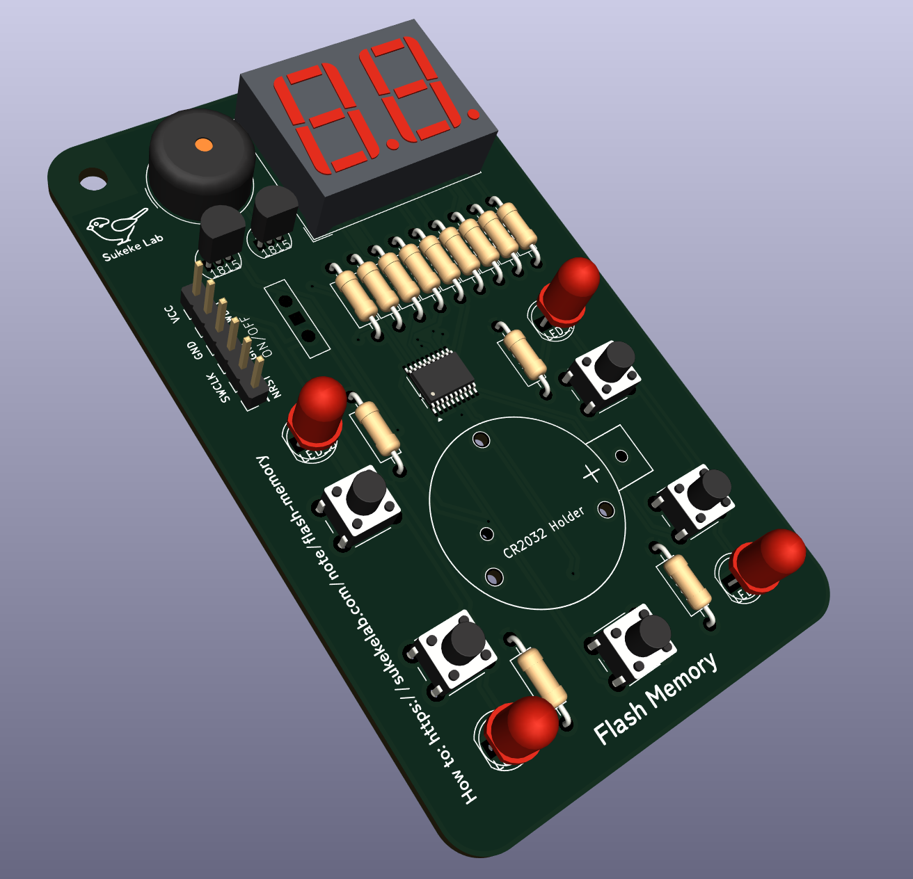 Flash Memory 3D Preview