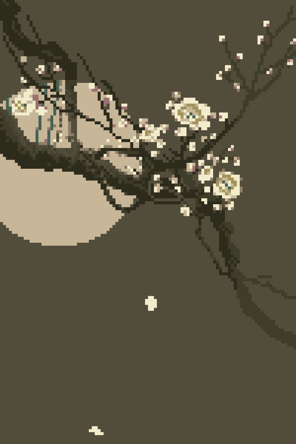 PlumBlossomsAtNight 原案 小原古邨