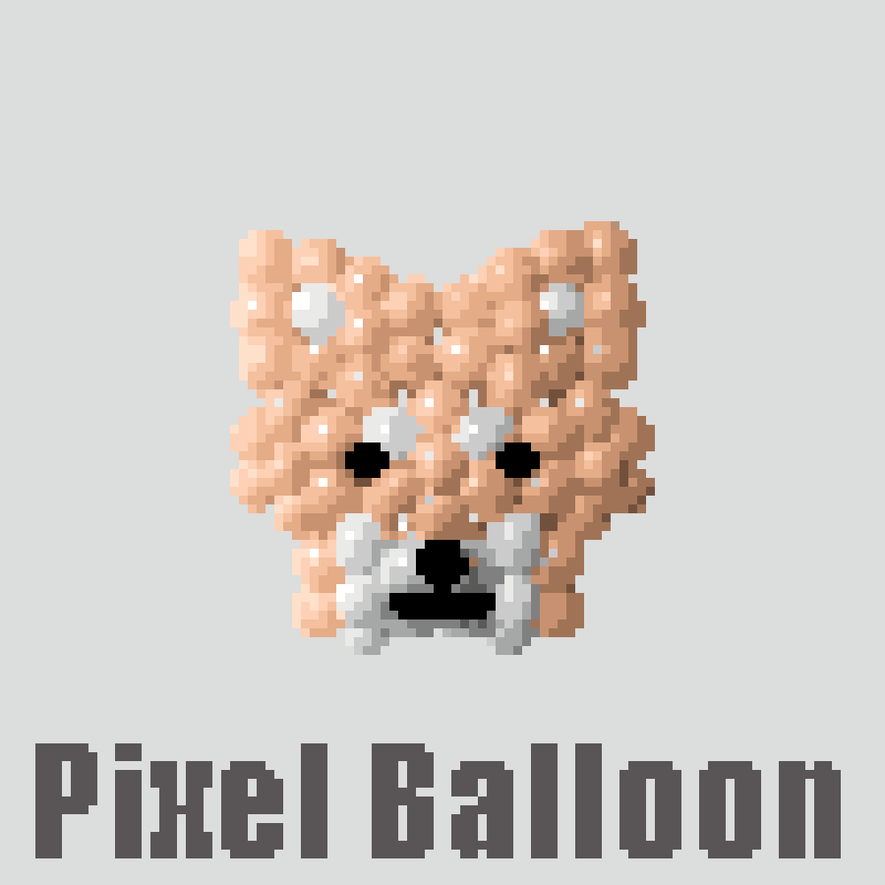 BalloonMask 柴犬